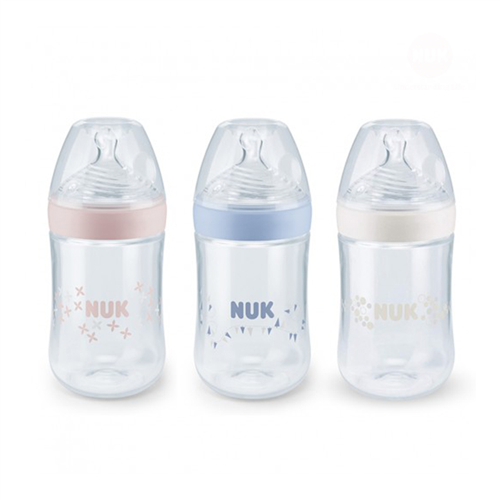 Bán Bình sữa Nuk Nature Sense núm ti silicone S2 - M NU21496 (260ml)