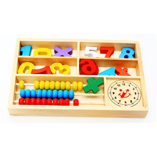 Bán Đồ chơi gỗ GCB - Bàn tính hộp số thông minh BA04