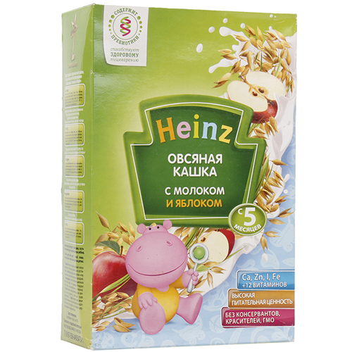 Bán Bột ăn dặm Heinz Nga vị sữa yến mạch táo 250g