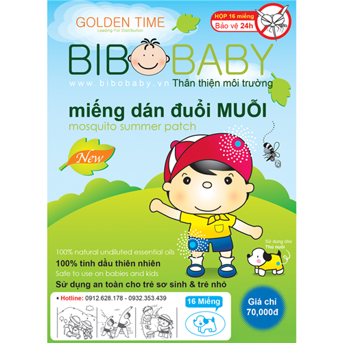 Bán Miếng dán chống muỗi Bibobaby