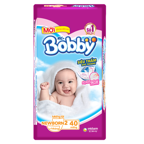 Bán Tã giấy Bobby Newborn 2 (40 miếng)