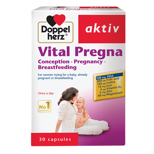 Bán Vitamin bầu Doppelherz Vital Pregna (30 viên)