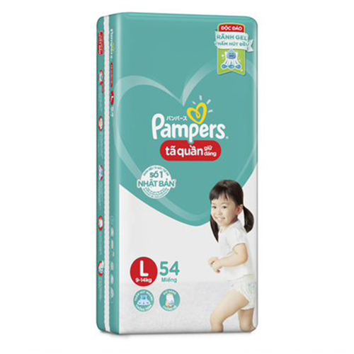 Bán Tã Bỉm quần Pampers giữ dáng L54 (9-14kg)
