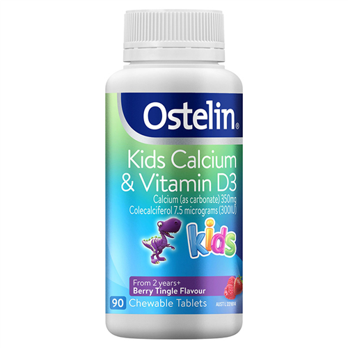Bán Canxi & vitamin D Ostelin Kids Úc cho bé từ 2 tuổi (90 viên)