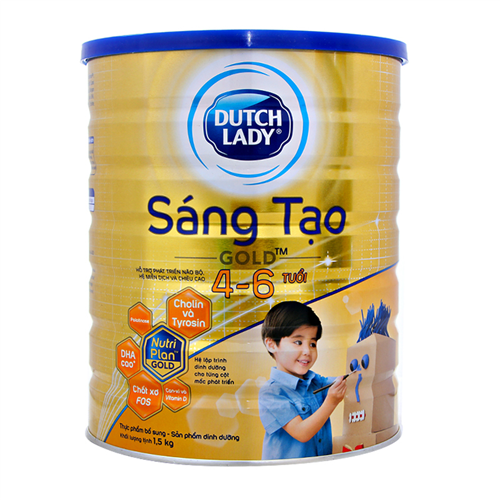 Bán Sữa Dutch Lady Sáng Tạo Gold 1.5kg (4-6 tuổi)