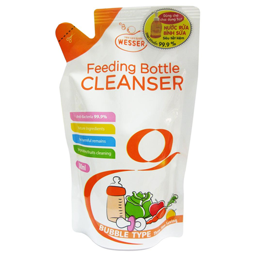 Bán Nước rửa bình Wesser 500ml (dạng túi)