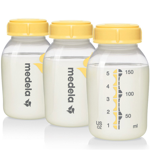 Bán Bộ 3 bình trữ sữa Medela 150ml (nhựa PP, BPA free)