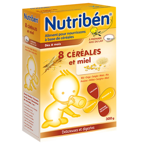 Bán Bột pha sữa Nutribén - 8 loại ngũ cốc và mật ong (6M+)