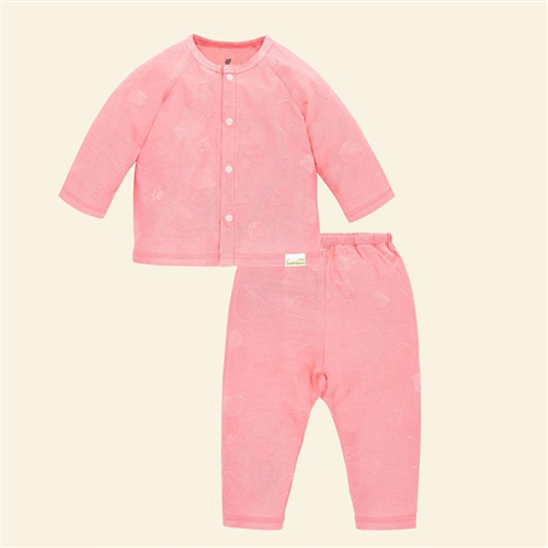 Bán Bộ dài tay cúc giữa sợi tre Lullaby NH51B (hồng)