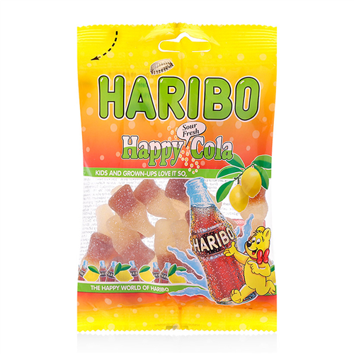 Bán Kẹo dẻo Haribo Happy Cola Sour Fresh 80g