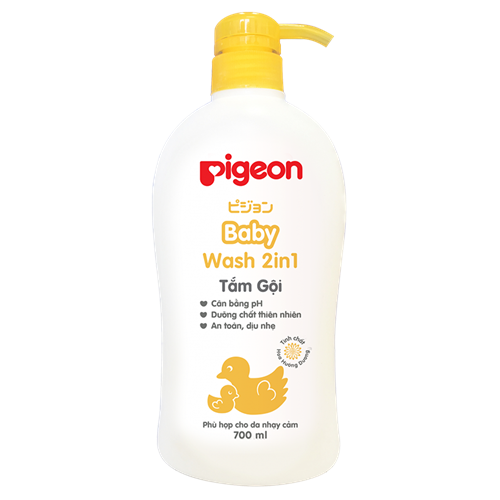 Bán Tắm gội dịu nhẹ Pigeon hoa hướng dương 2in1 (700ml)