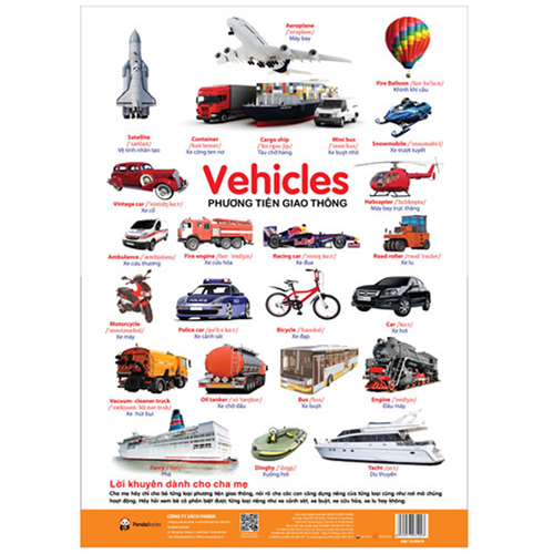 Bán Tờ poster - Chủ đề phương tiện giao thông