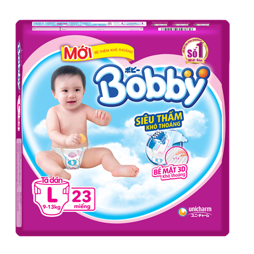 Bán Tã - bỉm Bobby L23 (siêu mỏng)