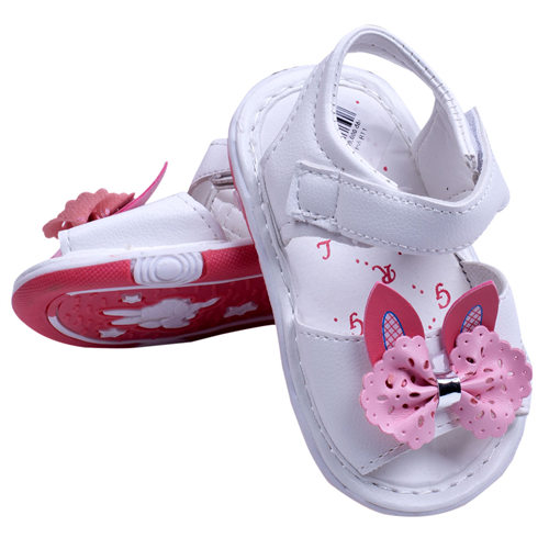 Bán Dép sandal bé gái nơ & tai thỏ (1-3 tuổi)