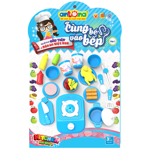 Bán Đồ chơi Antona No.257 - Cùng bé vào bếp (màu xanh)