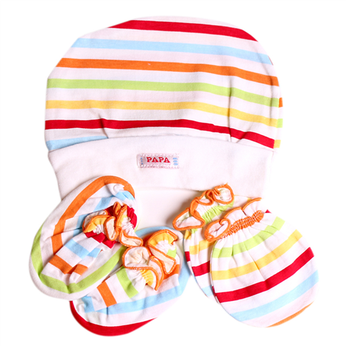 Bán Bộ mũ, bao chân tay cho bé sơ sinh Papa