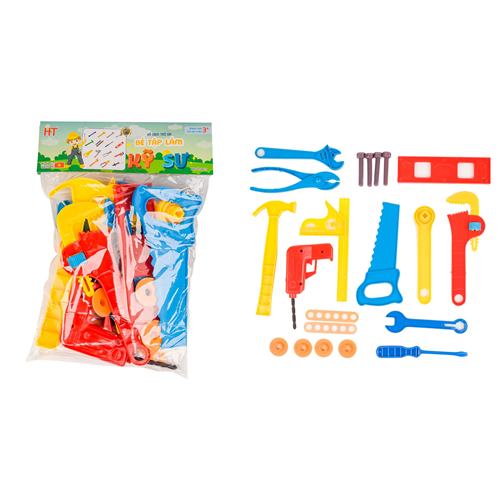 Bán Đồ chơi túi kìm búa Kỹ sư HT7825 (túi, 30x21cm)