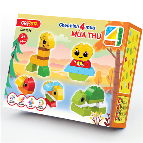 Bán Đồ chơi ghép hình 4 mùa Cresta - Mùa thu DK81076-24