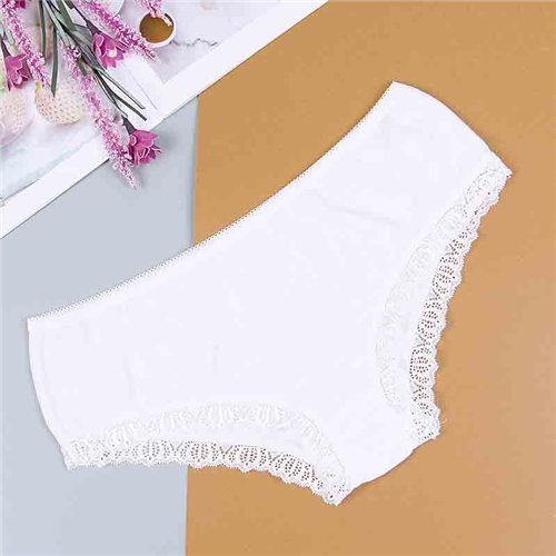 Bán Quần lót bầu viền ren Emum (trắng)