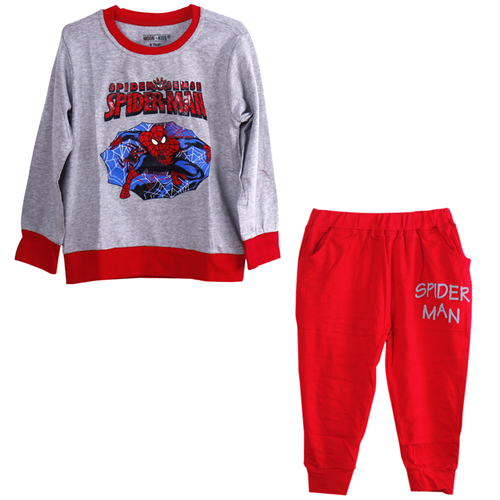 Bán Bộ quần áo cotton in hình siêu nhân TE0806 (1-8T)