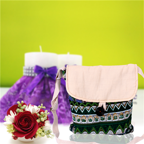 Bán Túi đeo chéo Handmade loại to T06