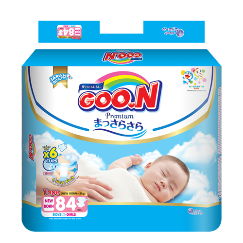 Bán Tã - Bỉm dán GOO.N Premium New Born NB84 (<5kg)