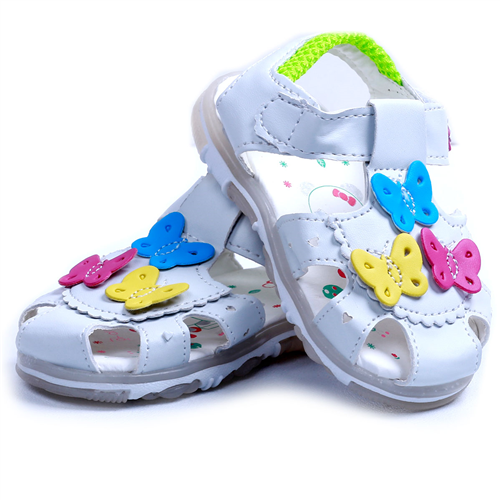Bán Dép sandal mũi rọ hình bướm hoa (1-3 tuổi)
