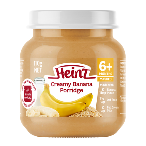 Bán Dinh dưỡng đóng lọ cháo kem chuối Heinz 110g (6M+)