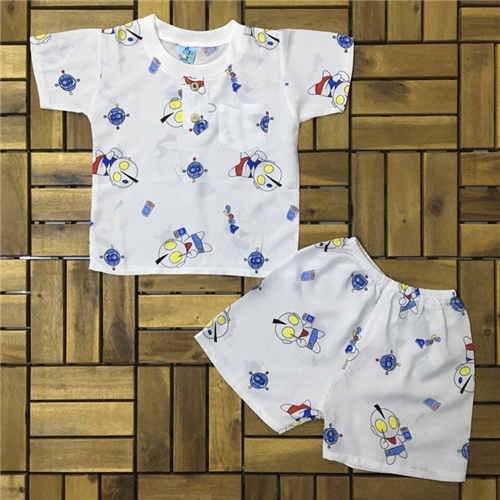 Bán Bộ đồ lanh cộc tay bé trai (1-8T)