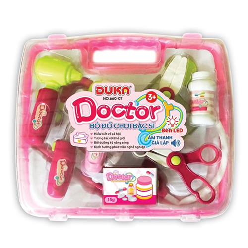 Bán Bộ đồ chơi bác sĩ có đèn Duka No.660-07