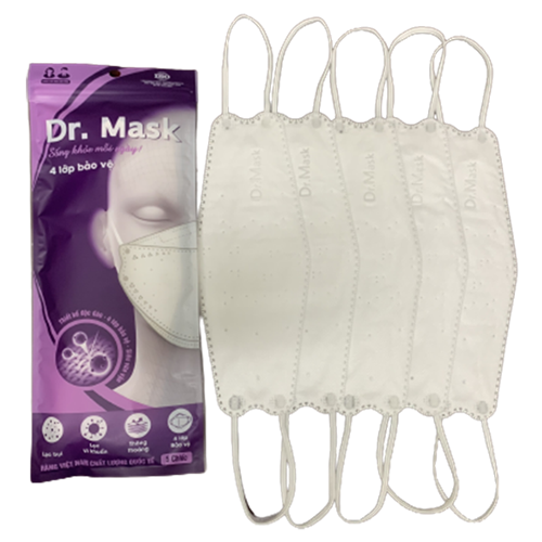 Bán Khẩu trang 4DS1 4 lớp Dr. Mask (5c/túi)
