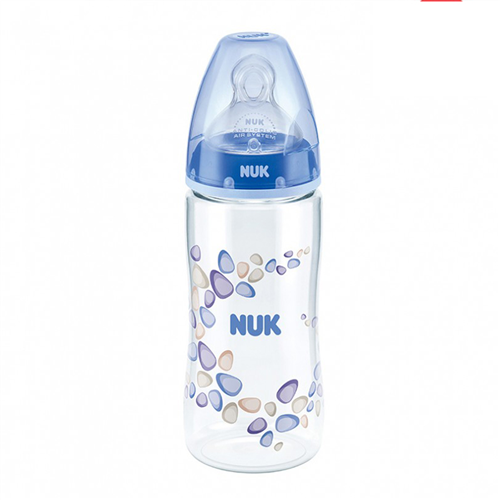 Bán Bình sữa Nuk nhựa PA núm ti silicone S1-M 300ml NU21473