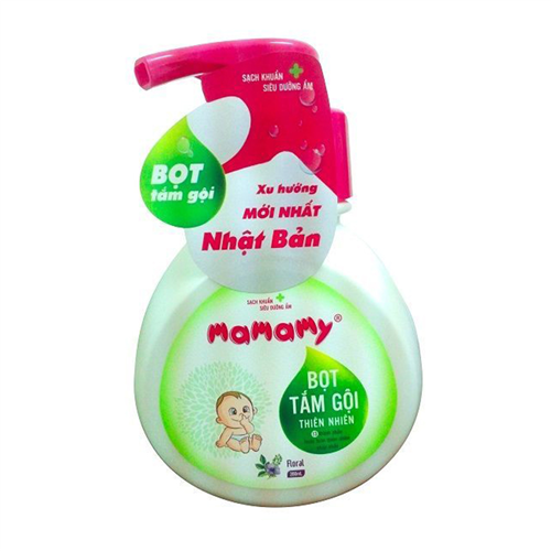 Bán Bọt tắm gội thiên nhiên Mamamy Floral (200ml)