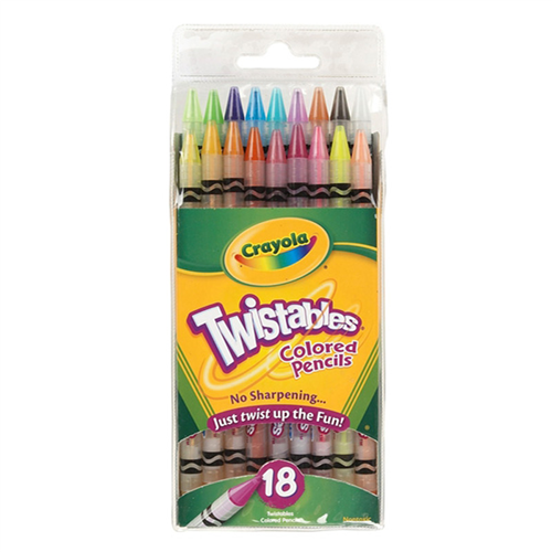Bán Bút chì dạng vặn 18 màu - Crayola 6874180004