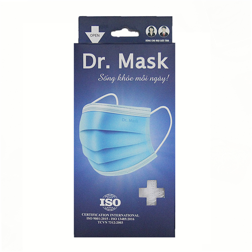 Bán Khẩu trang y tế 3 lớp Dr. Mask (30c/hộp)