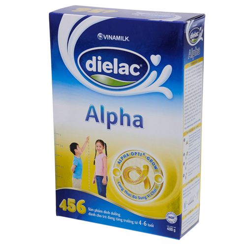 Bán Sữa Dielac Alpha 456 hộp giấy (400g)