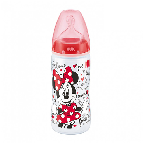 Bán Bình sữa Nuk Mickey nhựa PP núm silicone S2-M NU12935 (300ml)