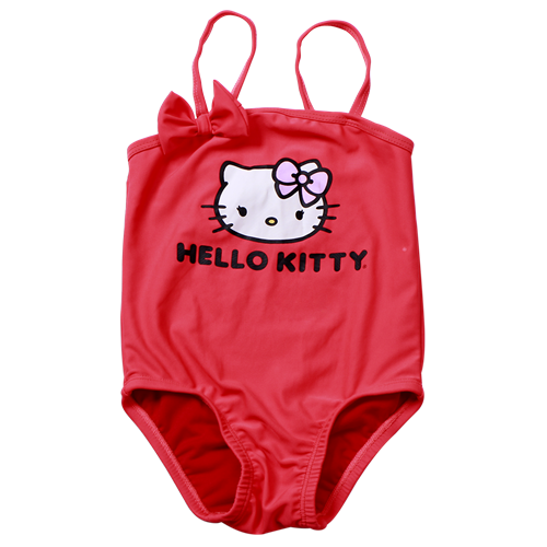 Bán Áo bơi hello kitty màu đỏ cam