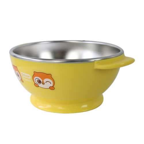 Bán Bát soup inox chống trượt cho bé Edison hình cú mèo