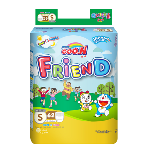 Bán Tã - bỉm quần Goon Friend S62 (4-8kg)