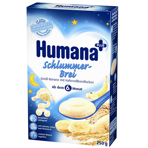 Bán Bột ăn dặm Humana Chuối (250g)