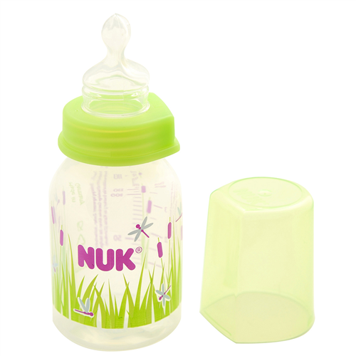 Bán Bình sữa Nuk 110ml (cổ thường, nhựa PP, núm silicone)