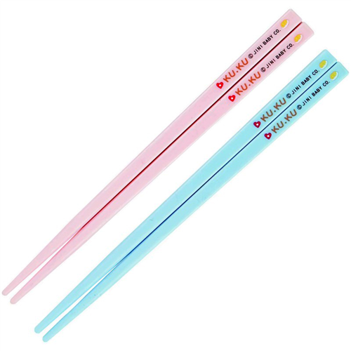 Bán Đũa tập ăn cho bé KUKU 3012 màu xanh & hồng