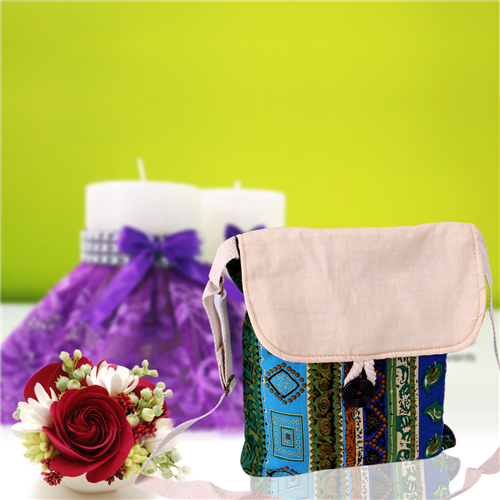 Bán Túi đeo chéo Handmade loại to T07
