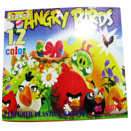 Bán Bút sáp 12 màu Angry Bird cho bé