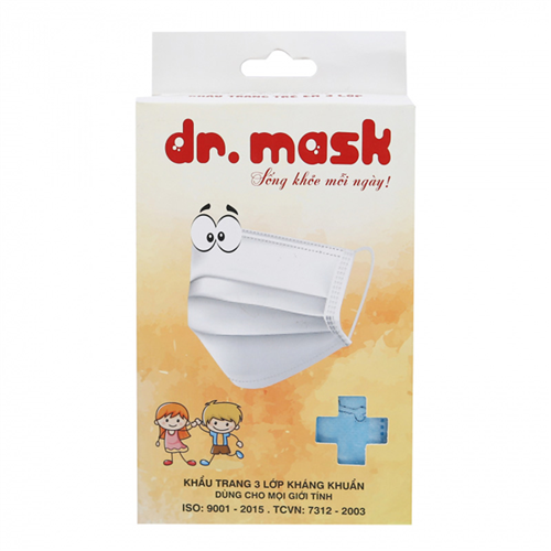 Bán Khẩu trang trẻ em 3 lớp Dr Mask (20c/hộp)