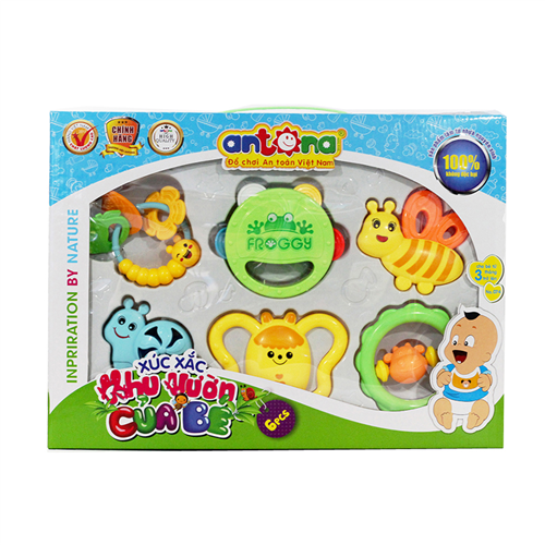 Bán Hộp xúc xắc khu vườn của bé Antona No.074 (6pcs)