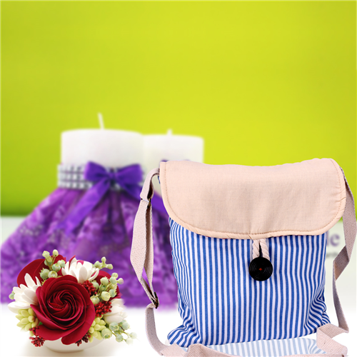 Bán Túi đeo chéo Handmade loại to T05