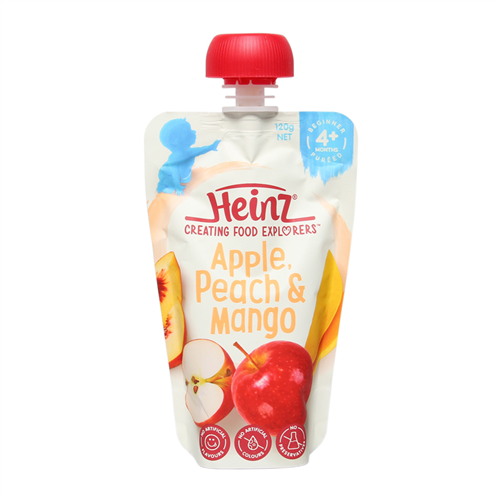 Bán Thực phẩm dinh dưỡng vị táo, đào, xoài Heinz 120g (4M+)