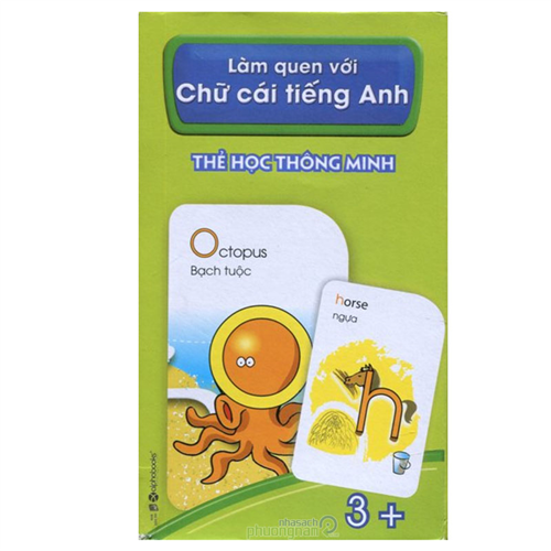 Bán Flash Card: Thẻ học thông minh - Làm quen với chữ cái tiếng Anh